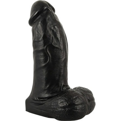 Realistixxx realistický dildo s varlaty velký černý 22 cm