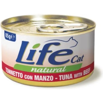 Life Pet Care Life Cat Natural Tuna & Beef - с риба тон и говеждо 85 гр