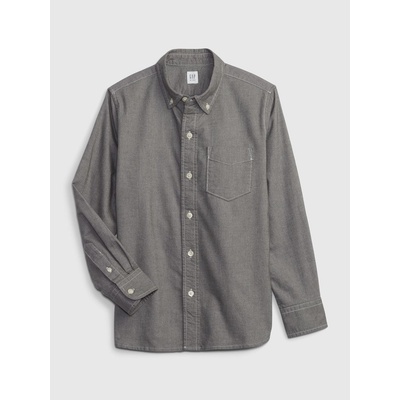 GAP 803404-01 dětská košile oxford šedá