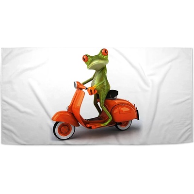 Sablio Uterák Žaba na motorke 50 x 100 cm