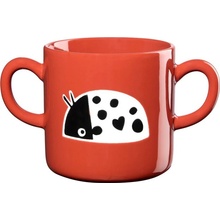ASA Selection Porcelánový hrnček s uchom lienka KIDS červený 250 ml
