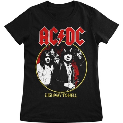 AC/DC Highway To Hell 1979 Tour Black L Дамски Риза (PS-5-ACDC001-H60-16-BK-L)