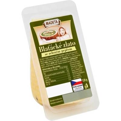 Madeta Blaťácké zlato se zeleným pepřem 120g