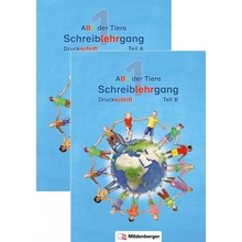 1. Schuljahr, Schreiblehrgang Druckschrift, Teil A und B, 2 Hefte - Kuhn, Klaus