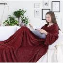 DecoKing Lazy tmavočervená 150 x 180 cm