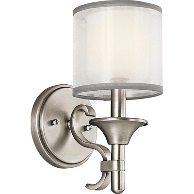 Elstead Lighting Kichler KL-LACEY1-AP - Стенно осветително тяло LACEY 1xE14/40W/230V матов хром (ED0954)