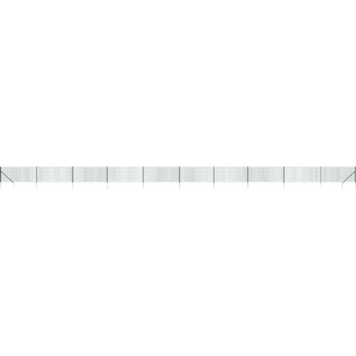 Oplocení ze síťoviny s kotvami, zelený, 1x25 m