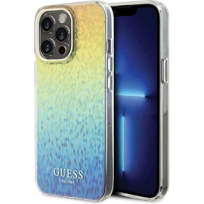 GUESS Кейс Guess IML Faceted Mirror Disco Iridescent case за iPhone 15 Pro Max, многоцветен (3666339172343)
