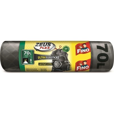 Fino pytle Zeus Flex zatahovací LDPE 70l 35µm 8ks