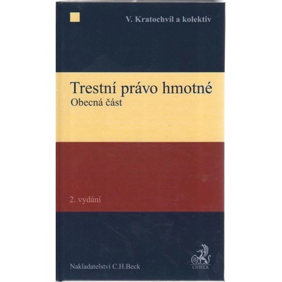 Trestní právo hmotné - Vladimír Kratochvíl