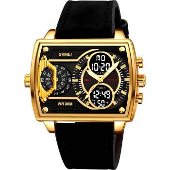 Skmei Часовник skmei ma-35255 - Черен / Златен / Тип2 kp35255 (ma-35255)