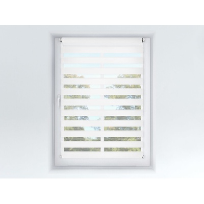 Fexi A 030 Roleta Den a noc Origin slim bílá 150 x 130 cm levá-bílá