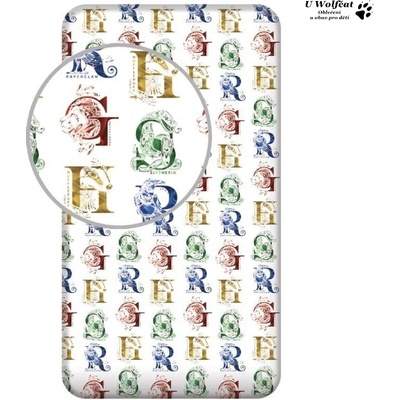 Jerry Fabrics Prostěradlo Harry Potter 078 Bavlna 90x200