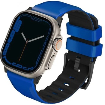 UNIQ Каишка Uniq Linus за Apple Watch Series 1/2/3/4/5/6/7/8/SE/SE2/Ultra 42/44/45/49mm, синя (Uni000919-0)