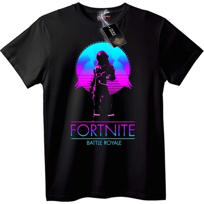 NOONEBRAND Тениска Fortnite Битка Роял - 3XL, Black