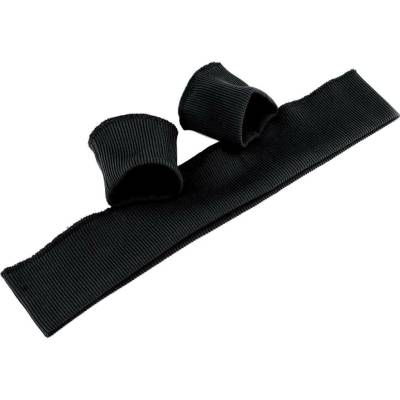 Elastické náplety šíře 7 cm sada (2x rukáv, 1x pás) - 001 černá