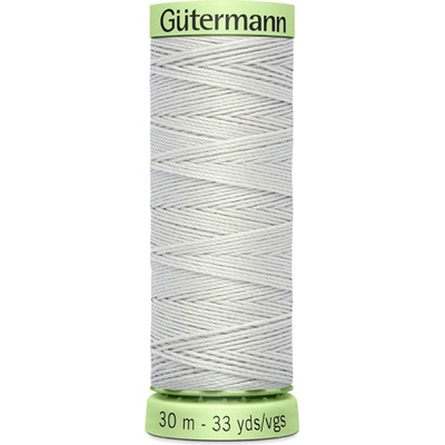 Knoflíková prošívací nit Gütermann šedá