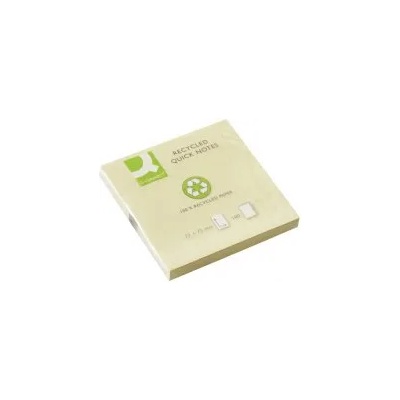 Q-CONNECT Самозалепващи листчета 76х76мм рециклирани