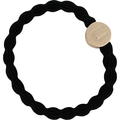 By Eloise London Letter Charms Gold Ластик за коса цвят U Black