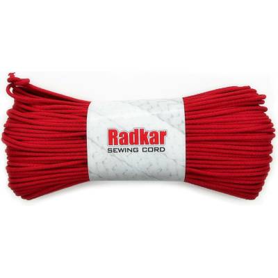 RADKAR šňůry na šití 5mm Red - 100m návin