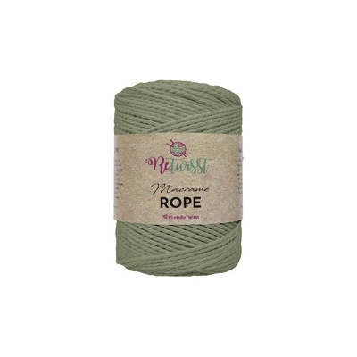 ReTwisst Macrame Rope 3 mm - khaki