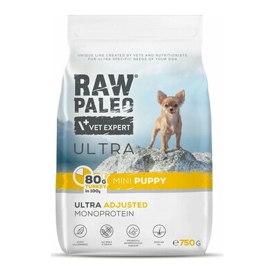 Raw Paleo Ultra Turkey Mini Puppy 0,75 kg
