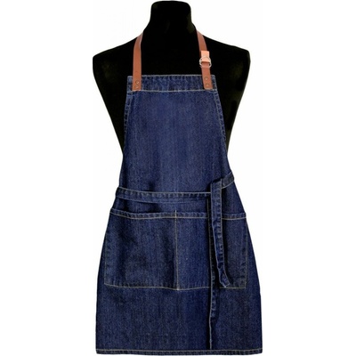Forbyt Detská zástera Jeans tmavomodrá 50x70 cm