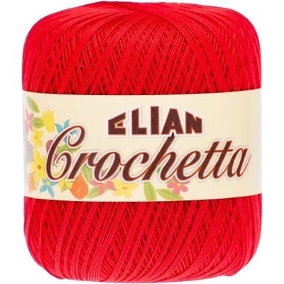 VSV Háčkovací příze Crochetta 3219 - červená