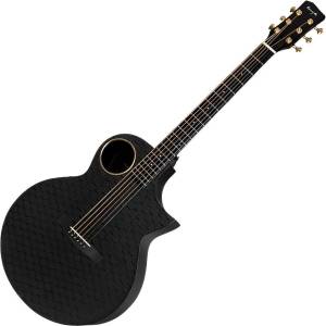 ENYA MUSIC X4 Pro Acoustic Plis Black Електро-акустична китара Джъмбо