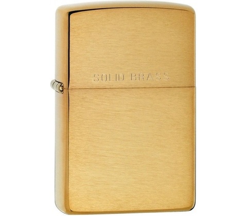 Zippo Solid Brass 23001