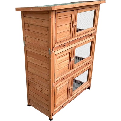 Agrofortel dřevěná králíkárna Nice 915 x 450 x 1160 mm – Zboží Dáma