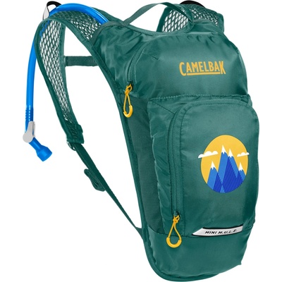 CamelBak Раница за колоездене Camelbak Mini M. U. L. E. Hydration backpack - Green / Mountains - размер 1, 5 l + 1, 5 l Reservoir (506-0202-0211)
