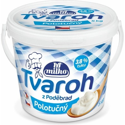 Milko Tvaroh polotučný jemný 5 kg
