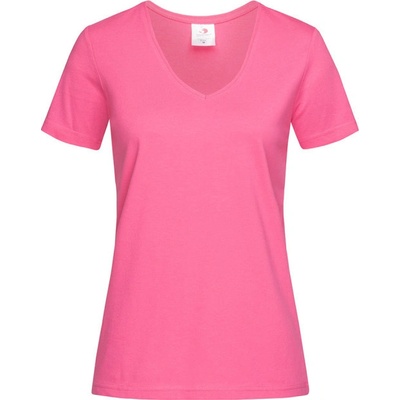 Stedman Tričko Classic T V neck ST2700 krátký rukáv dámské 1TE ST2700 Sweet Pink