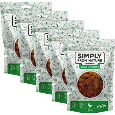 SIMPLY FROM NATURE Meat Noodles Kachní rolky 5 x 80 g