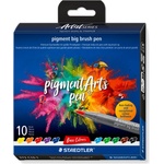 STAEDTLER Флумастри Staedtler Pigment Big Brush, 10 цвята, 373 C10-1 (35081-А-373 C10-1)