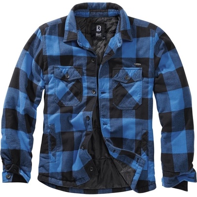 Brandit košile Lumberjacket dlouhý rukáv flanel černo/modrá
