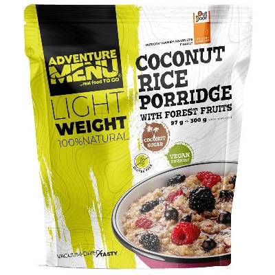 Оризово-кокосова каша с горски плодове (vegan)