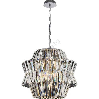 MILAGRO Кристален пендел CROWN 12xE14/40W/230V хром (MI2401)