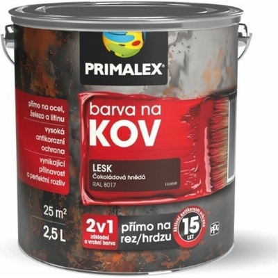 Primalex 2v1 Barva na kov, 6005 mechově zelená 2,5 L