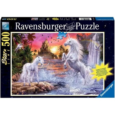 Ravensburger - Puzzle Unicorns by river - 500 piese