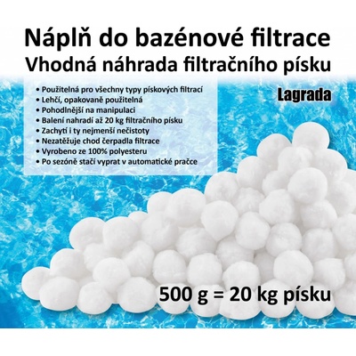 Lagrada filtrační kuličky 500g