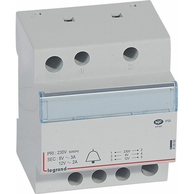LEGRAND Trafo 413092 12/8V 24VA 413092