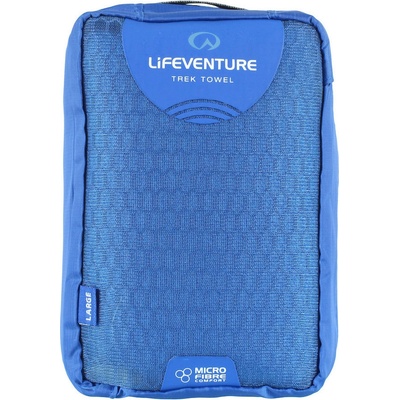 Lifeventure MicroFibre Comfort Trek Towel L Blue 110 x 65 cm