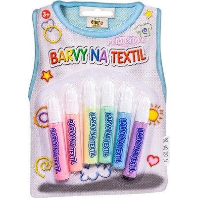 SMT Creatoys Barvy na textil perleťové 6 ks