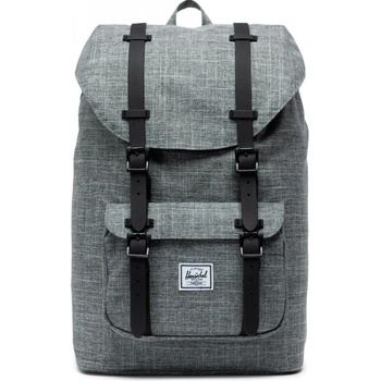 Herschel Little America Mid Volume Raven Crosshatch black 17 l