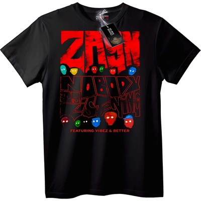NOONEBRAND Тениска ZATV Никой Не Мълчи - 2XL, Black