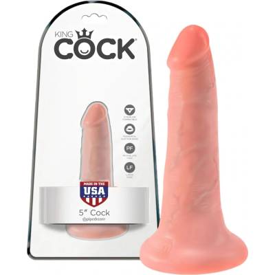 King Cock realistické dildo 13 cm tělová barva