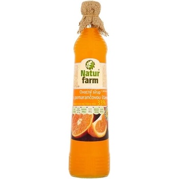Natur Farm Ovocný sirup s pomarančovou šťavou 0,7 l