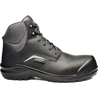 BASE CLASSIC PLUS BE GREY MID S3 CI SRC B0883C členková obuv čierna/sivá